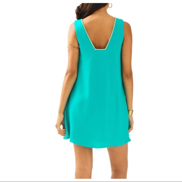 LILLY PULITZER SLEEVELESS TRAPEZE MINI DRESS - Picture 5 of 6